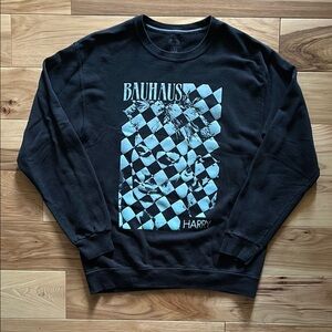 Bauhaus - Harry single artwork. Black crewneck sweatshirt size medium.